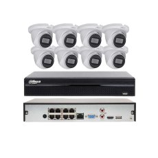 Dahua Kamera paket kit Inkl 8st 8MP kamera och smart NVR